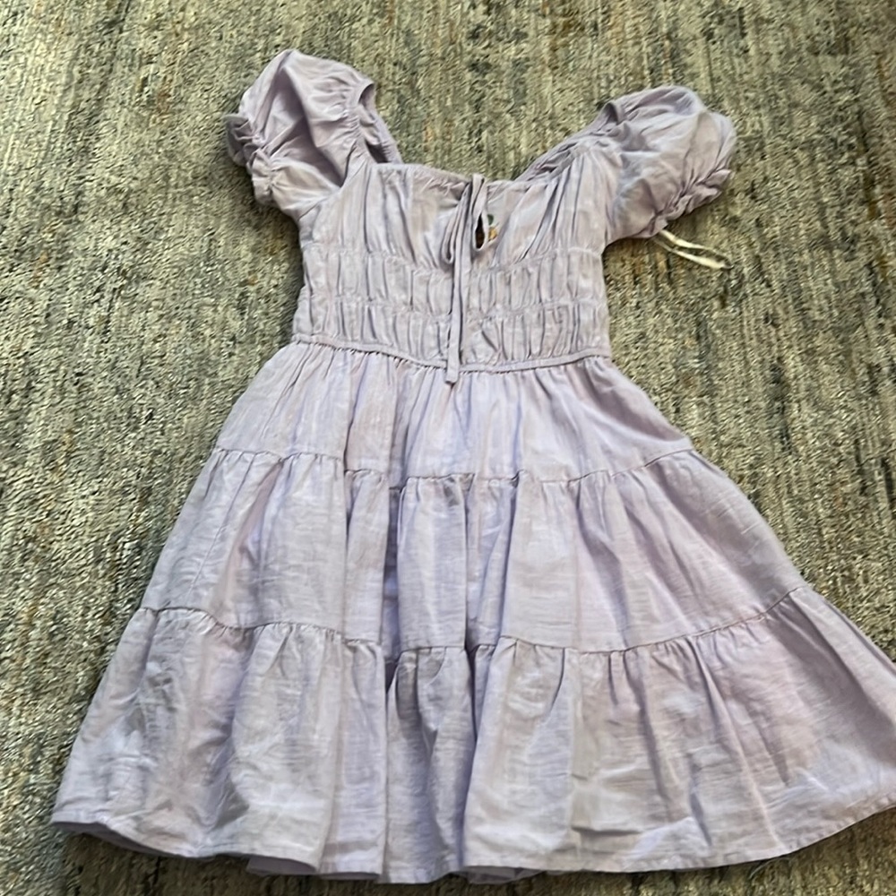 SHEIN Purple short sleeve dress size xs
